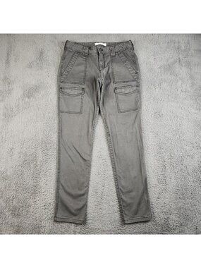 Ann Taylor LOFT Julie Skinny Pants Size 4 Gray Ankle Length Office Modern Casual